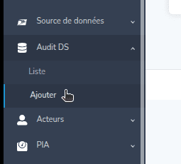 Capture d’écran de l’étape