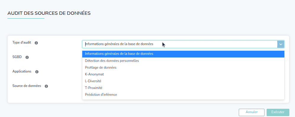 Capture d’écran de l’étape