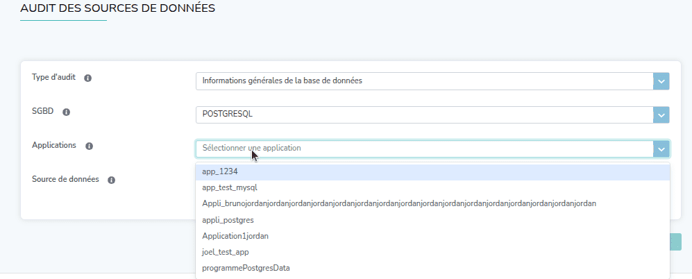Capture d’écran de l’étape