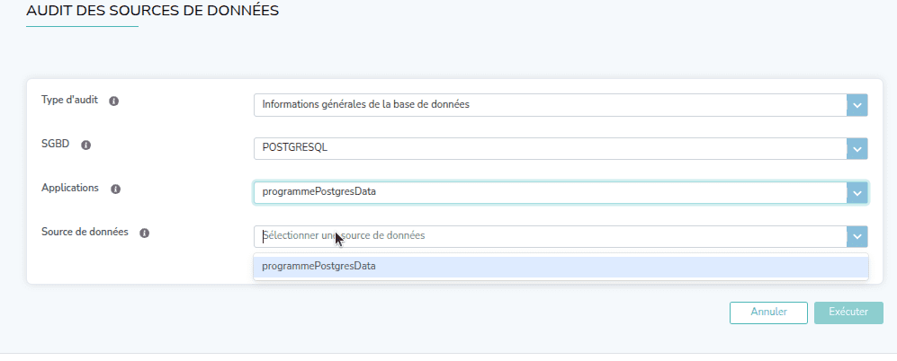 Capture d’écran de l’étape