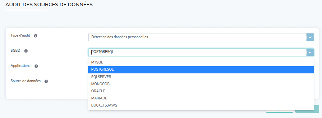 Capture d'écran de l'étape