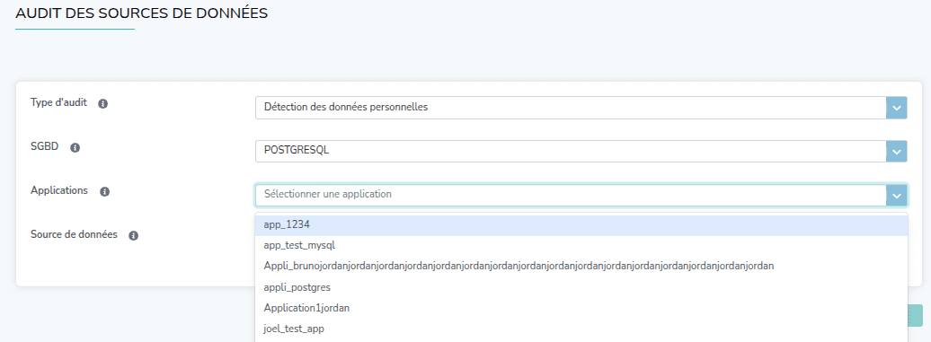 Capture d'écran de l'étape
