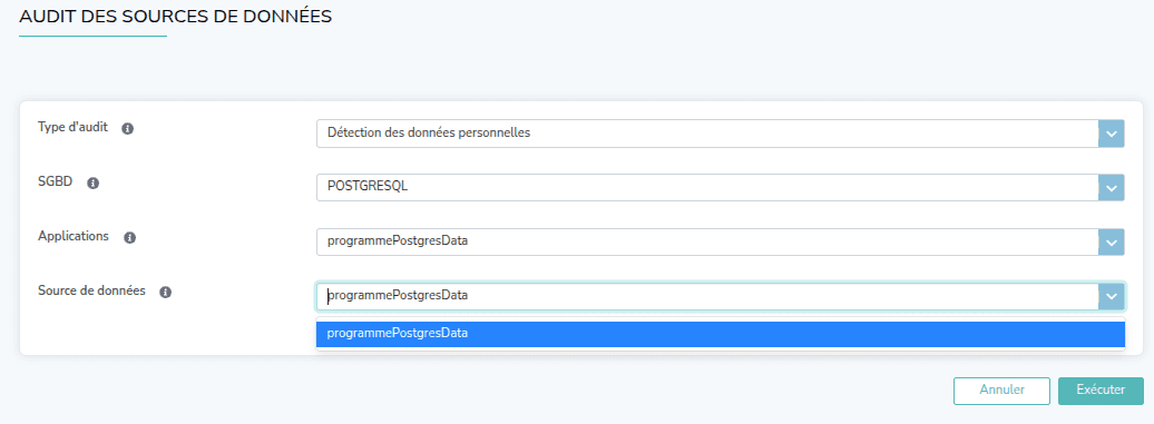 Capture d'écran de l'étape