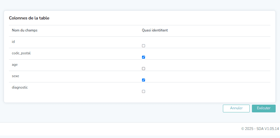 Capture d'cran de l'étape
