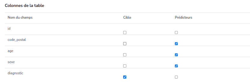 Capture d'écran de l'étape