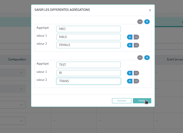 Capture d'écran de l'étape