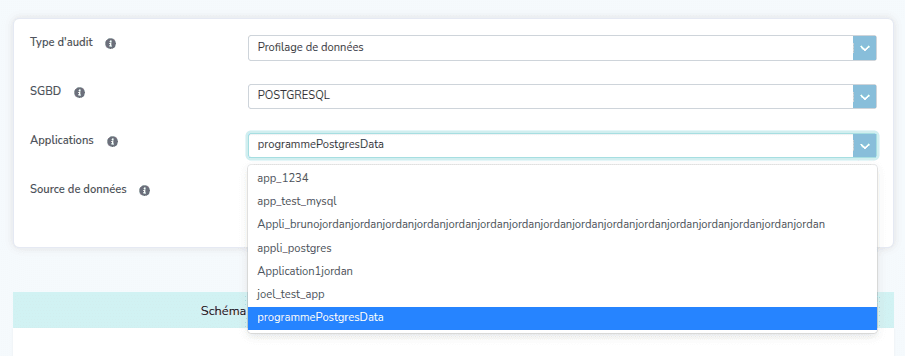Capture d'écran de l'étape