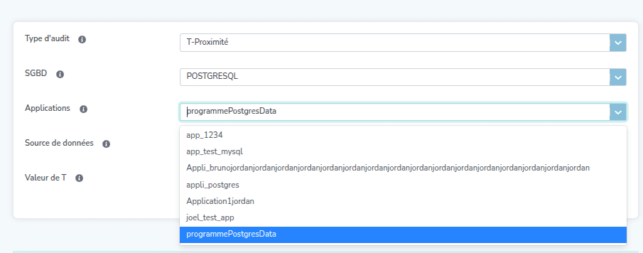 Capture d'écran de l'étape
