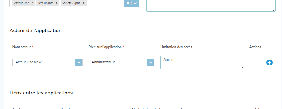 Capture d'écran de l'étape