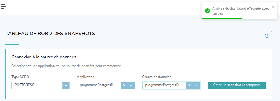 Capture d'écran de l'étape