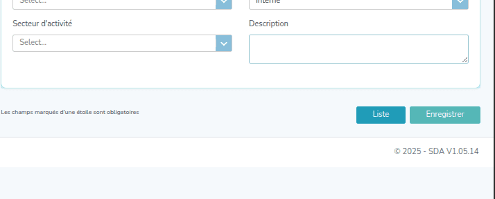 Capture d'écran de l'étape