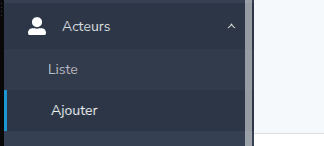 Capture d'écran de l'étape