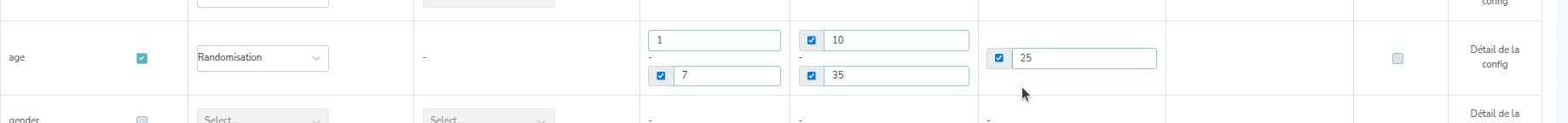 Capture d'écran de l'étape