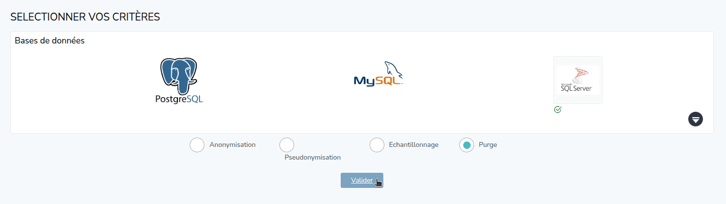 Capture d'écran de l'étape