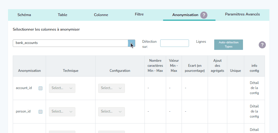 Capture d'écran de l'étape