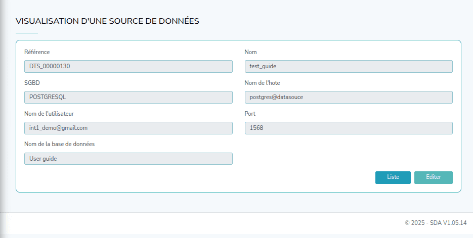 Capture d'écran de l'étape